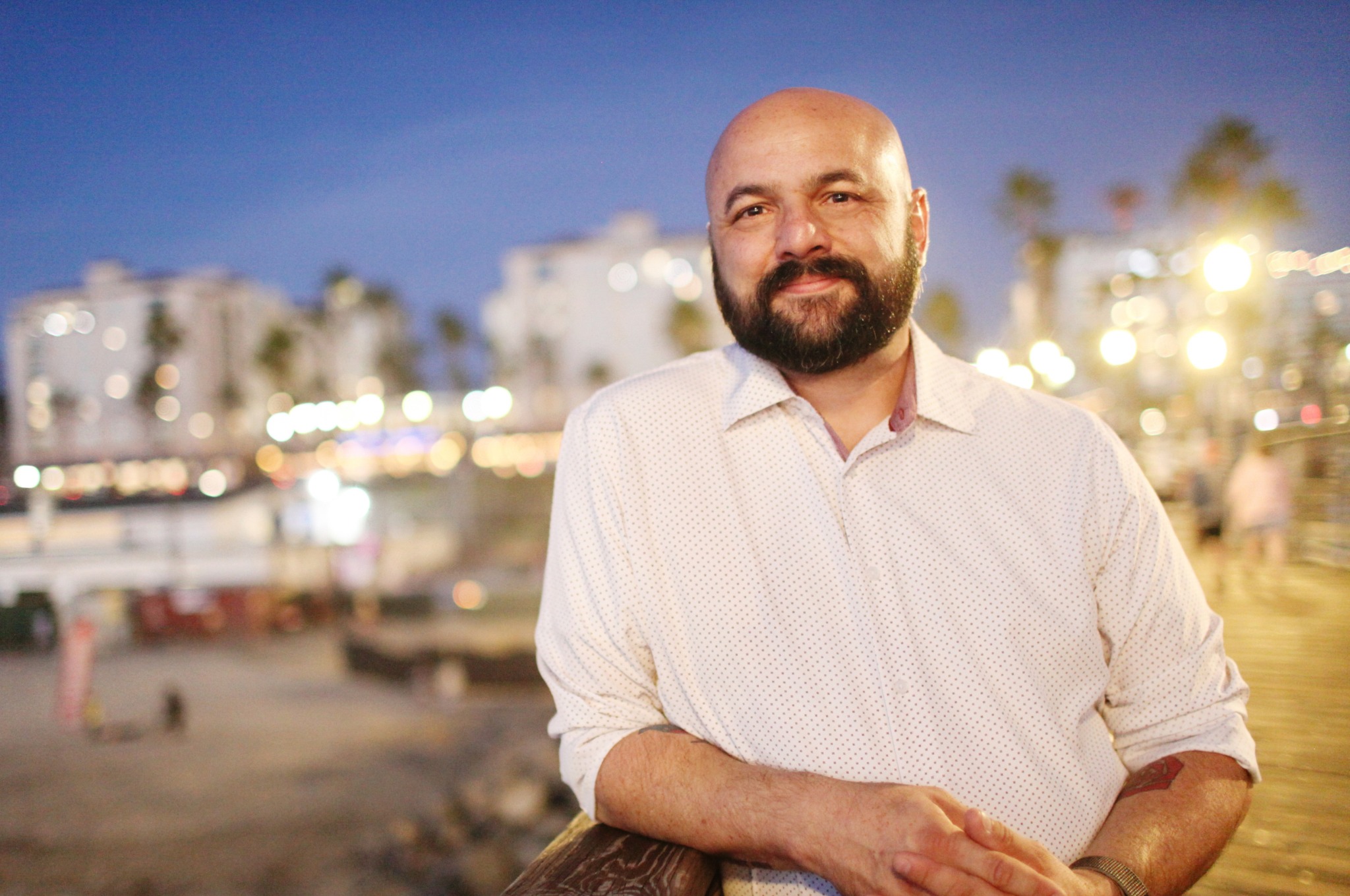 Joey Aszterbaum on the Oceanside pier